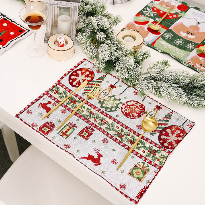 Christmas-Themed Decorative Table Runner Kalsten
