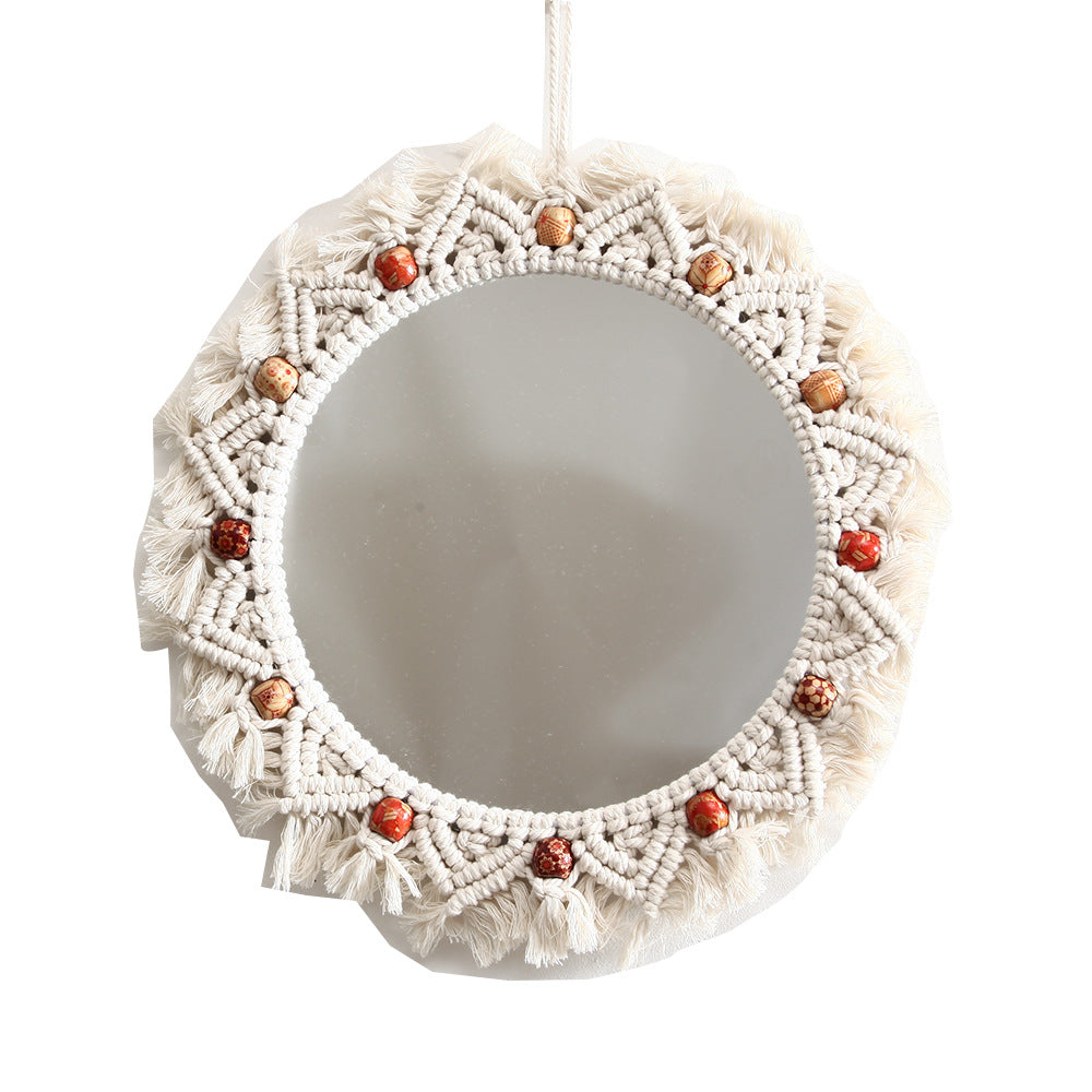 Decorative Macrame Wall Mirror Kalsten