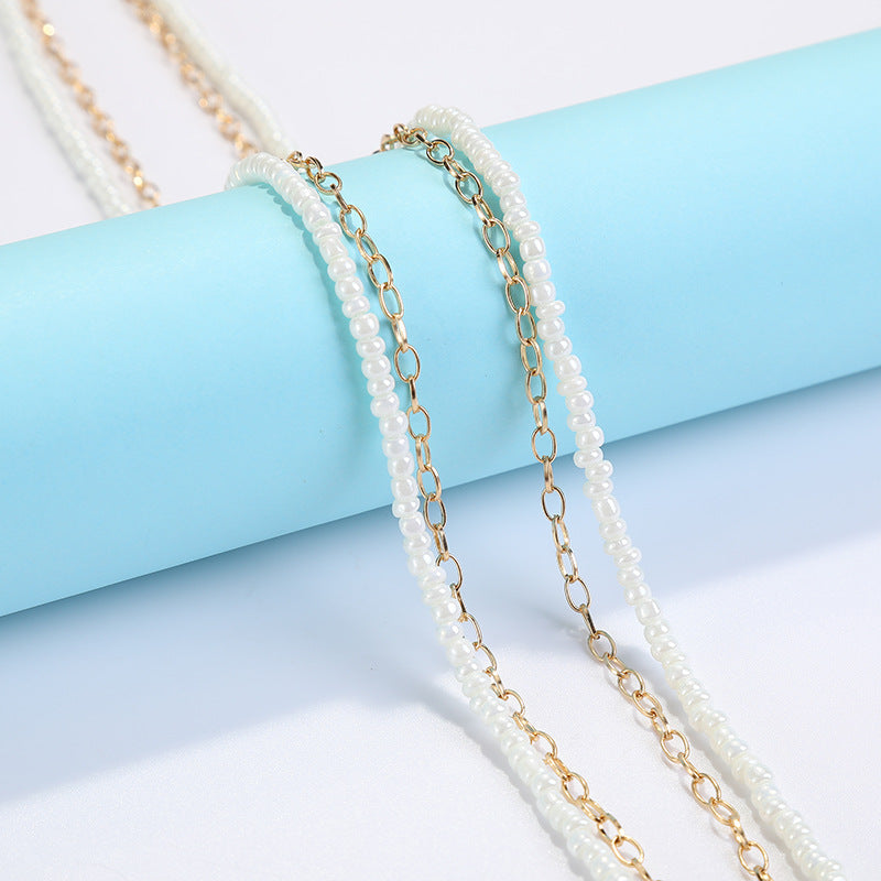 Coastal Shell-Decorated Eyewear Chain Kalsten