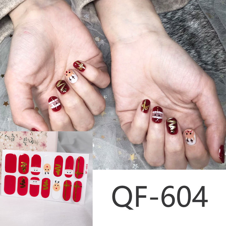 Artful Christmas Nail Art Kalsten