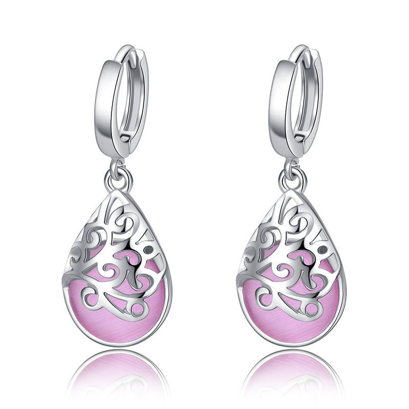 Colorful Crystal Drop Earrings Kalsten