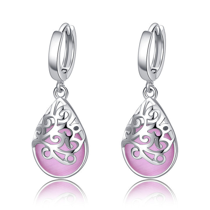 Colorful Crystal Drop Earrings Kalsten