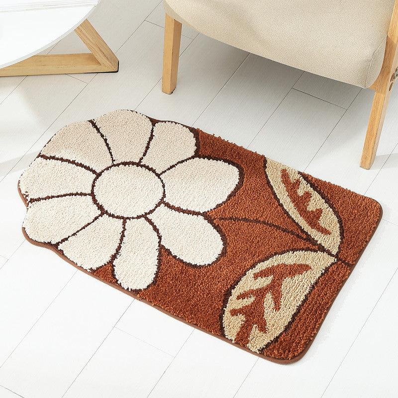 Floral Patterned Bath Mat Kalsten
