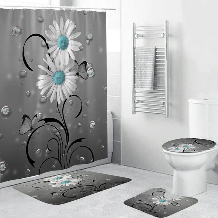 Cactus-Themed Shower Curtain Kalsten