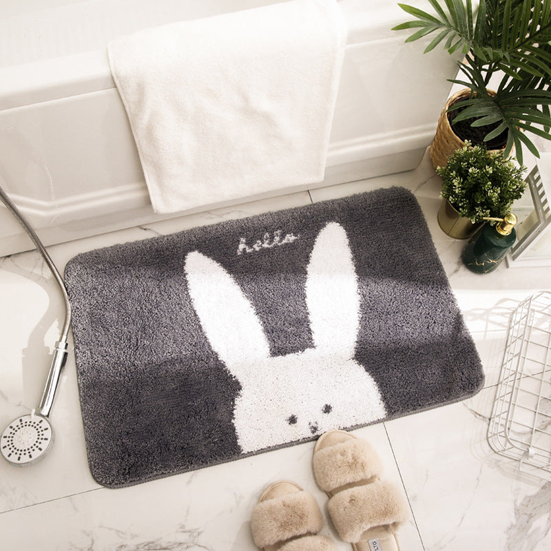 Cute Dog Print Bath Mat