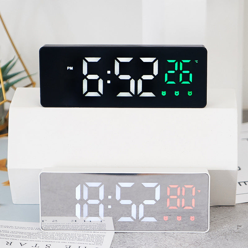 Digital table alarm clock with temperature display and LED display Kalsten