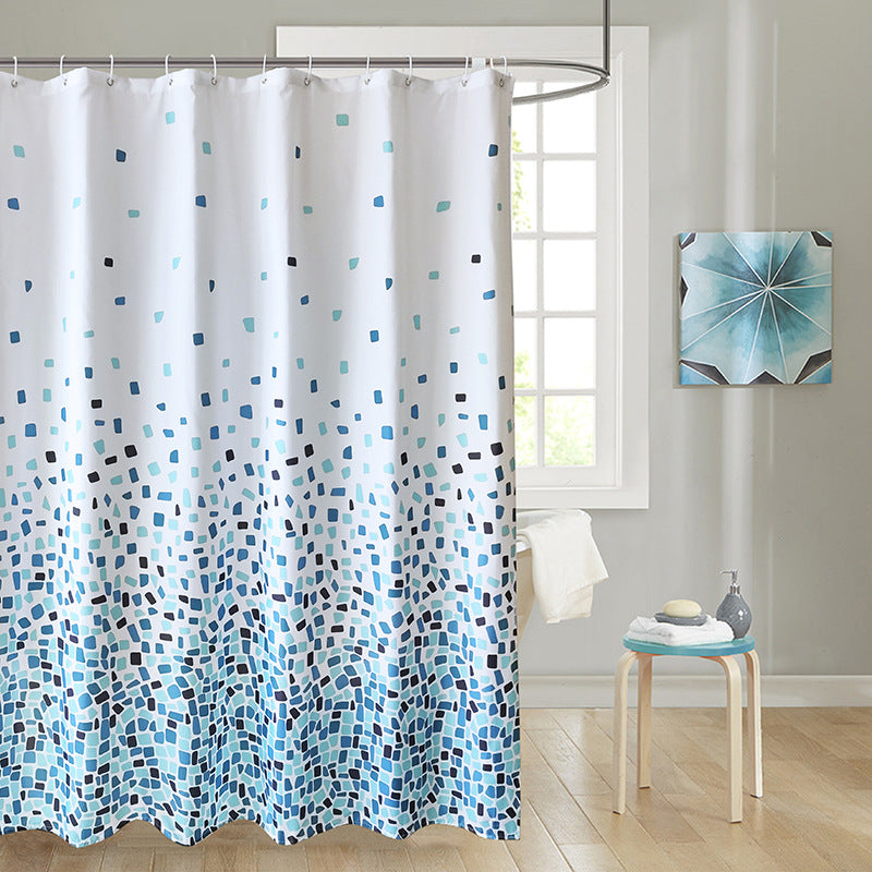 Mosaic Pattern Shower Curtain Kalsten