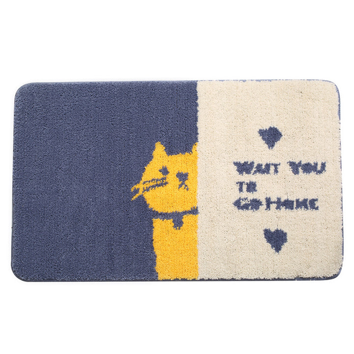 Cute Dog Print Bath Mat