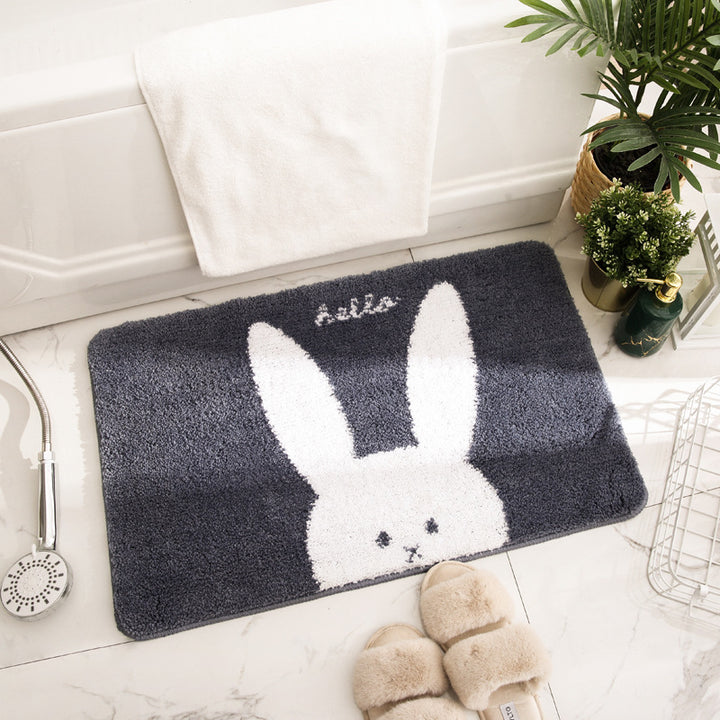 Cute Dog Print Bath Mat