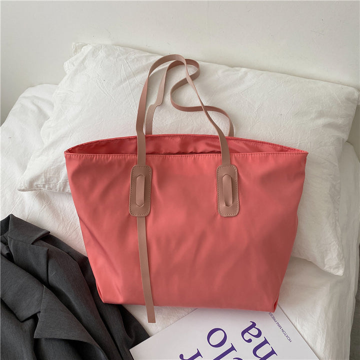 Charming Plush Bear Keychain Tote Bag