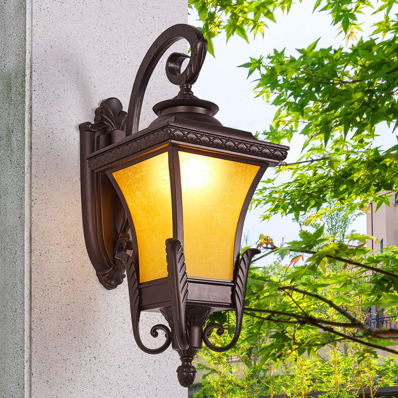 European-style Retro Aluminum Waterproof Outdoor 1-Light Wall Sconce Lamp | Kalsten