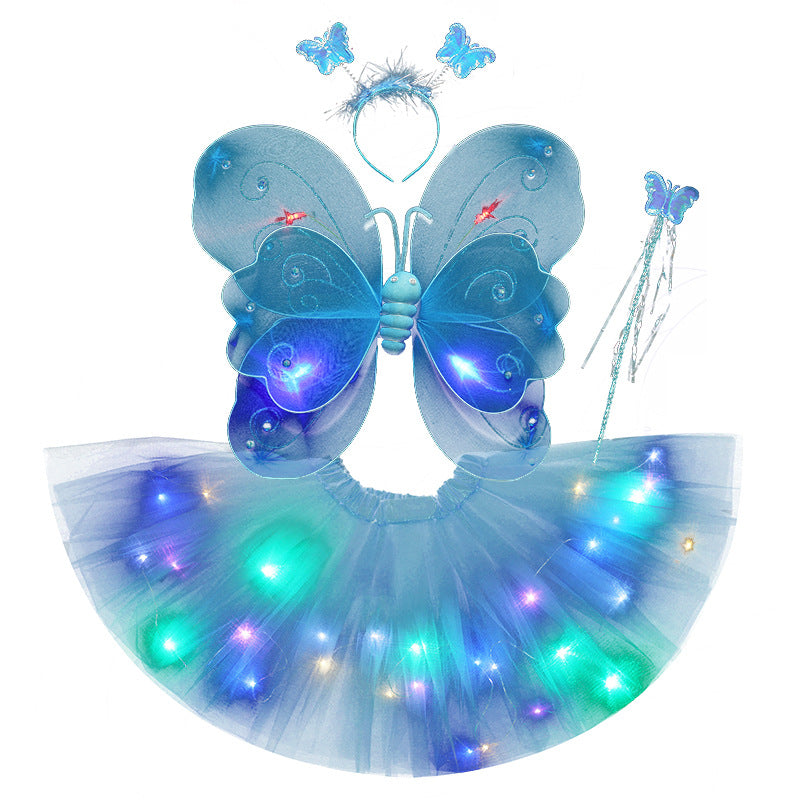 Girls' Light-Up Butterfly Costume Set