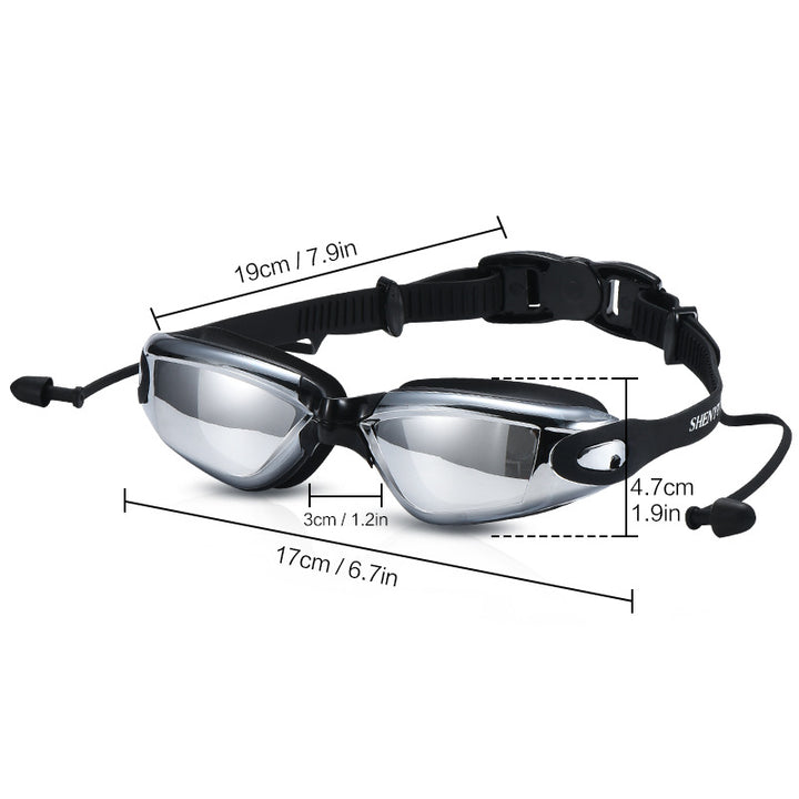 Swimming set with comfortable swimming goggles and trendy swimming cap Kalsten