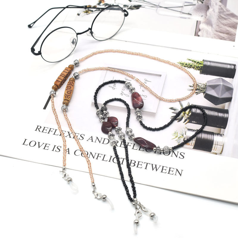 Elegant Beaded Eyewear Holder Chain Kalsten