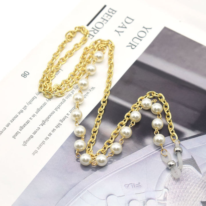 Elegant Pearl-Decorated Eyewear Chain Kalsten