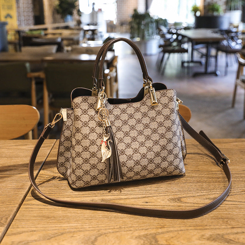 Chic Patterned Handbag