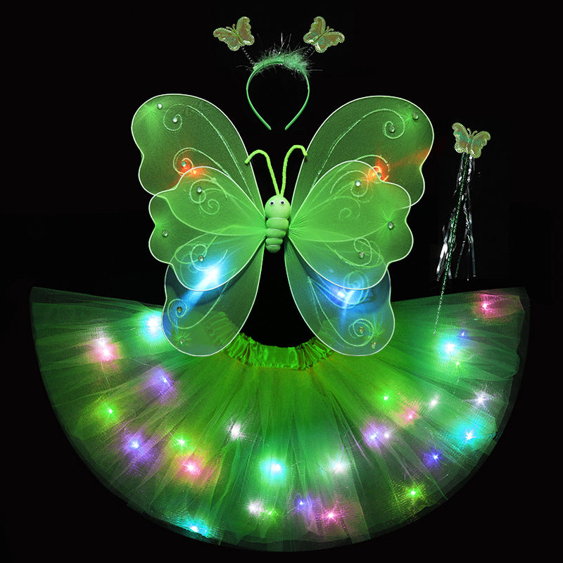 Girls' Light-Up Butterfly Costume Set