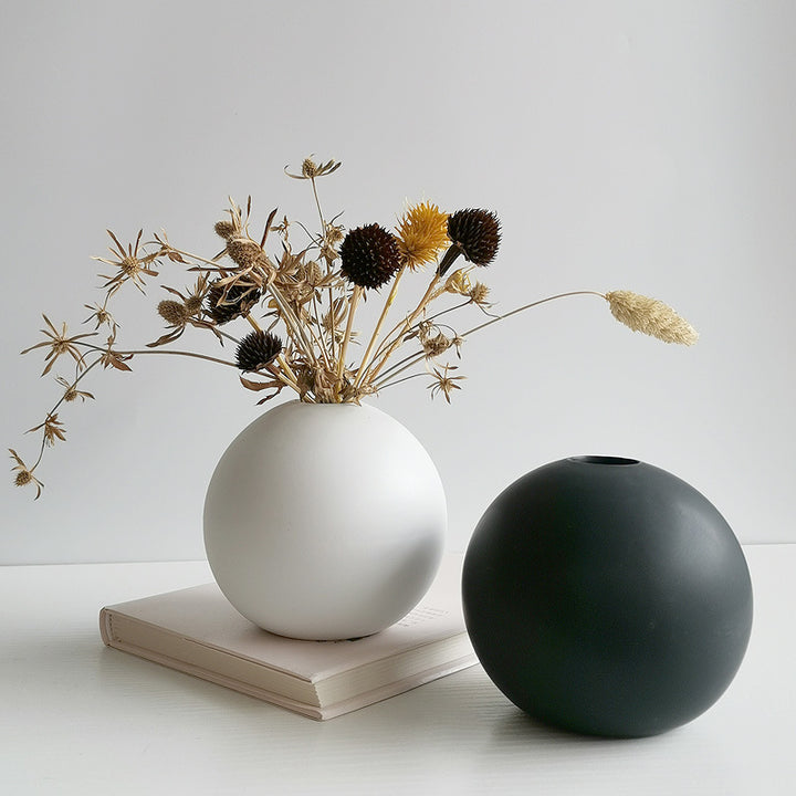 Decorative Round Ceramic Bouquets Holder Kalsten