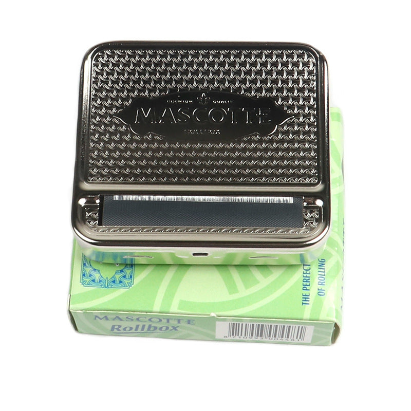Automatic Rolling Box Dispenser For Hand-Rolled Cigarettes With Built-In Paper Feeder And Compact Travel Case