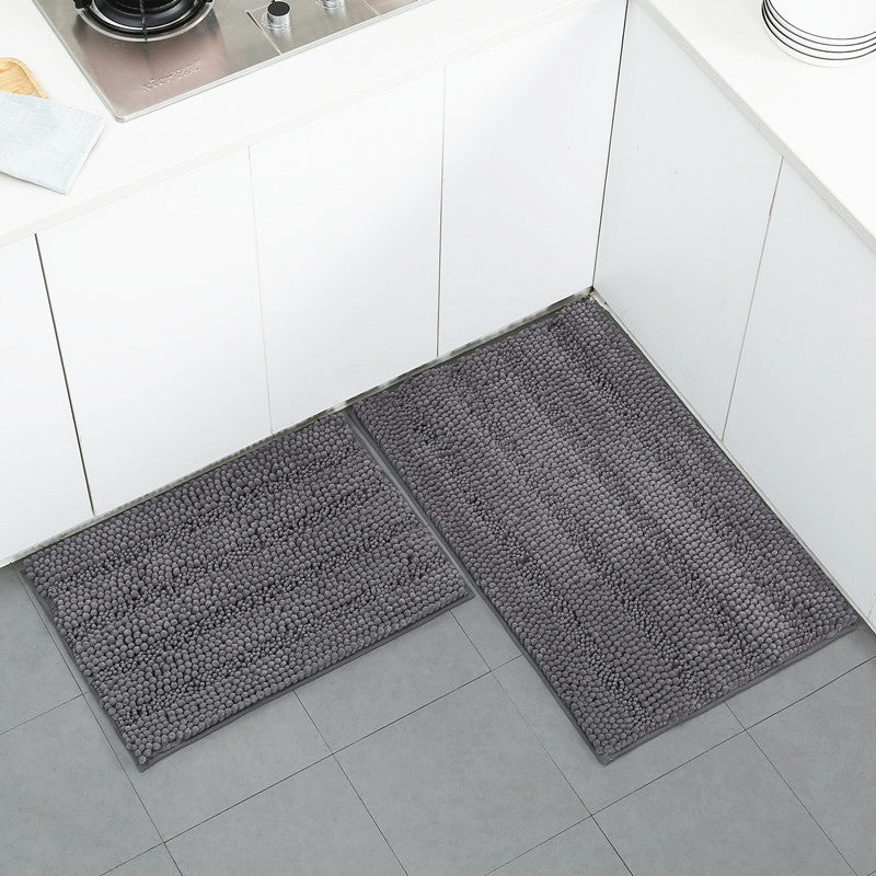 Textured Microfiber Kitchen Mat Set Kalsten