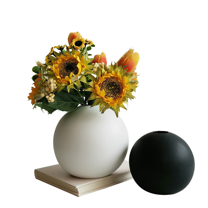 Decorative Round Ceramic Bouquets Holder Kalsten