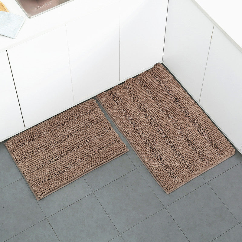 Textured Microfiber Kitchen Mat Set Kalsten