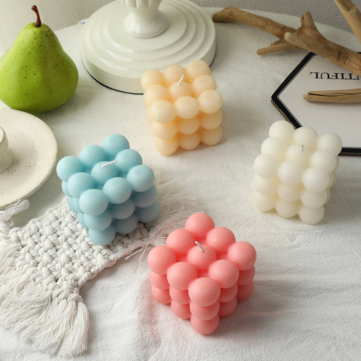 Decorative Realistic Lemon-Shaped Scented Soy Candle with Cotton Wick