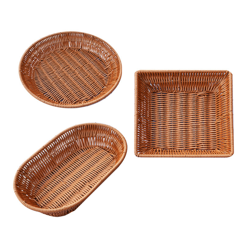 Handwoven Decorative Serving Basket Set Kalsten