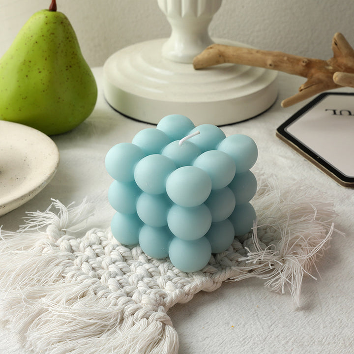 Decorative Realistic Lemon-Shaped Scented Soy Candle with Cotton Wick
