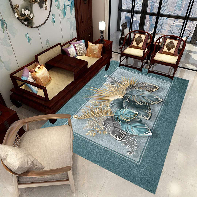 Kalsten | Minimalist 3D Geometric Rug Multi-Color Polypropylene Area Rug Pet-Friendly Non-Slip Machine Washable Rug for Large Room