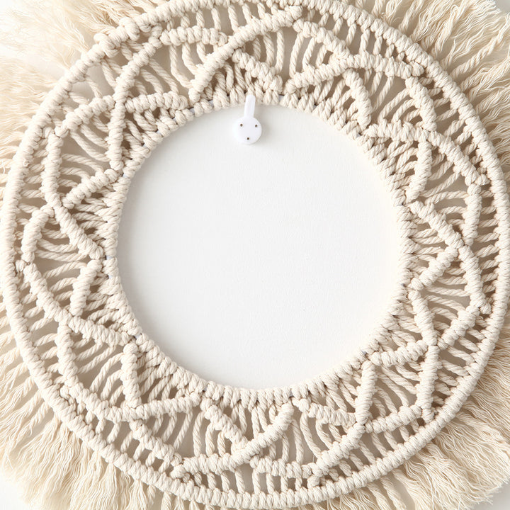 Bohemian Macrame Wall Mirror Kalsten