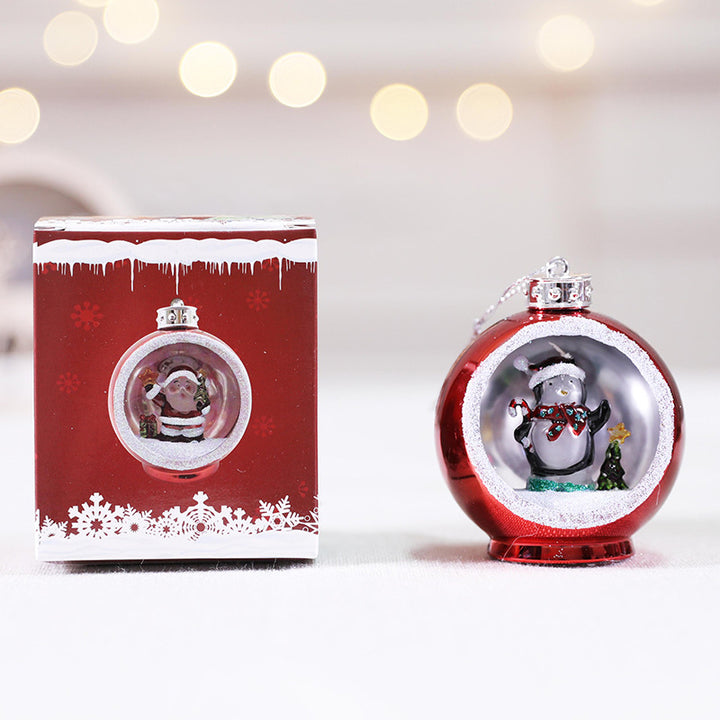 Decorative Holiday Snow Globe Ornament