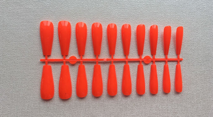 Long Coffin Press-On Nail Tips
