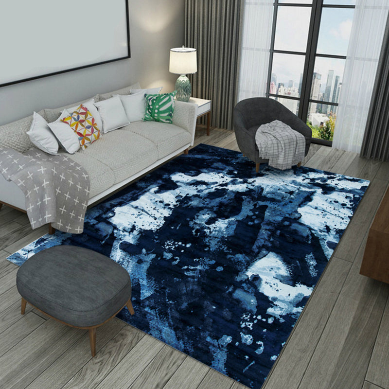 Kalsten | Industrial Style Living Rug Multicolored Expressionism Rug Synthetic Non-slip Pet-friendly Machine washable Rug