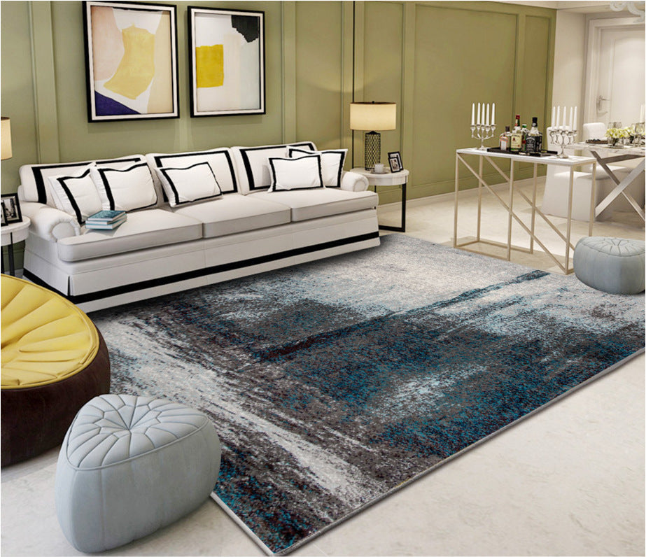 Kalsten | Industrial Style Living Rug Multicolored Expressionism Rug Synthetic Non-slip Pet-friendly Machine washable Rug