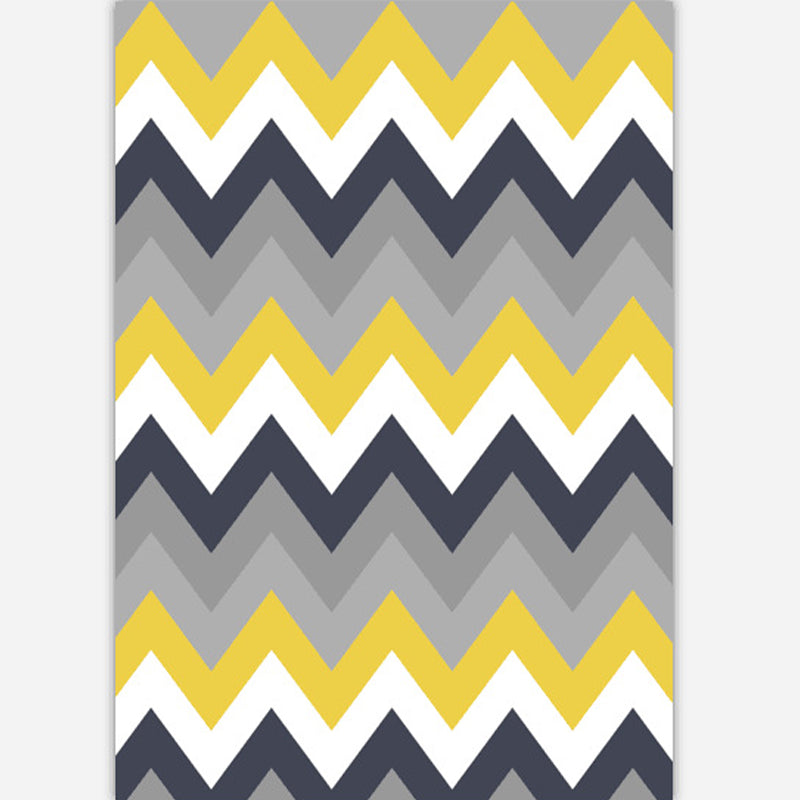Kalsten | Industrial Style Living Rug Multicolored Expressionism Rug Synthetic Non-slip Pet-friendly Machine washable Rug