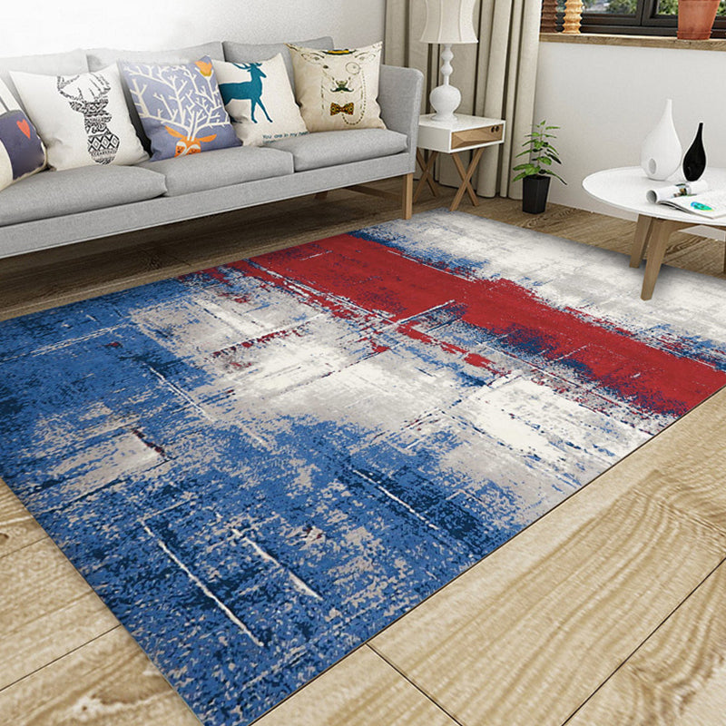 Kalsten | Industrial Style Living Rug Multicolored Expressionism Rug Synthetic Non-slip Pet-friendly Machine washable Rug