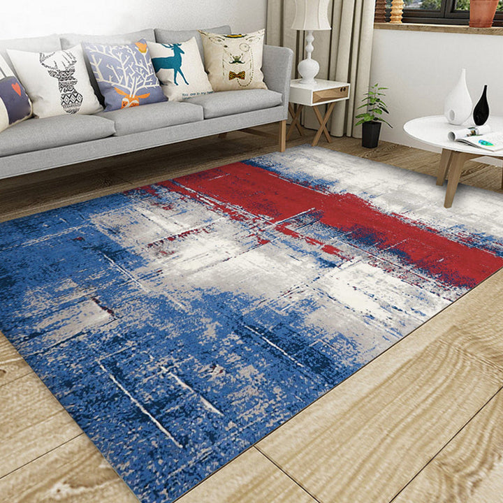 Kalsten | Industrial Style Living Rug Multicolored Expressionism Rug Synthetic Non-slip Pet-friendly Machine washable Rug