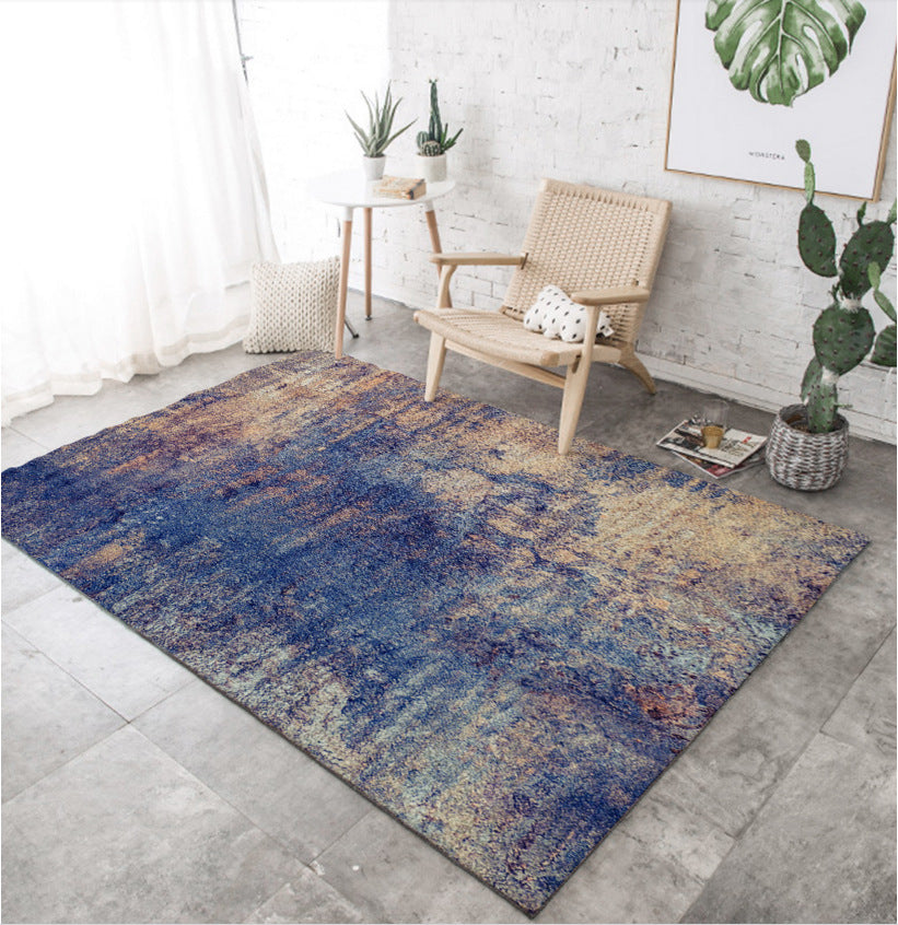 Kalsten | Industrial Style Living Rug Multicolored Expressionism Rug Synthetic Non-slip Pet-friendly Machine washable Rug