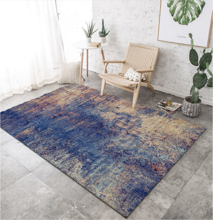 Kalsten | Industrial Style Living Rug Multicolored Expressionism Rug Synthetic Non-slip Pet-friendly Machine washable Rug