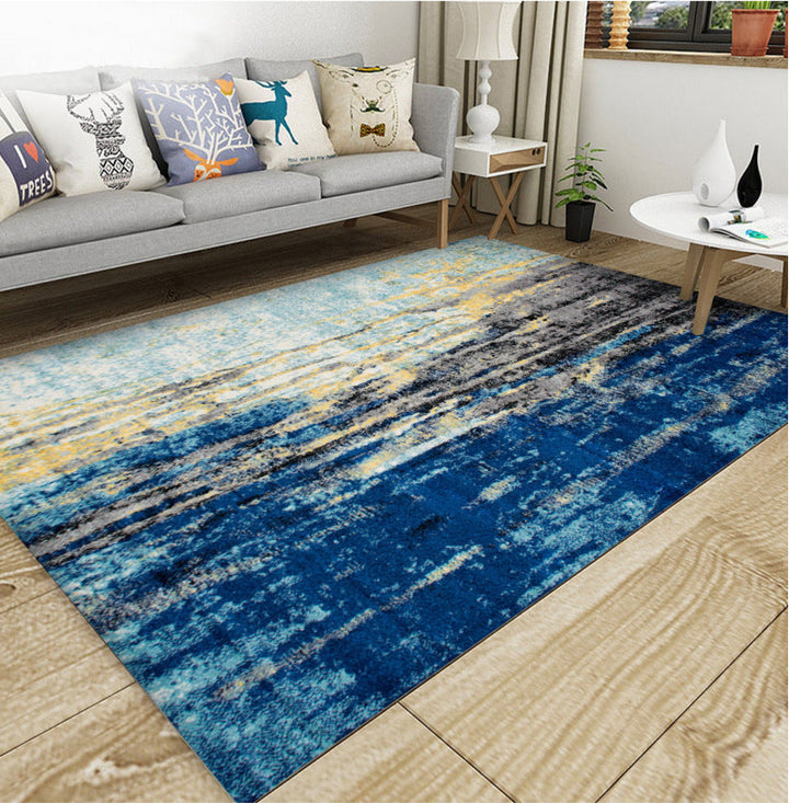 Kalsten | Industrial Style Living Rug Multicolored Expressionism Rug Synthetic Non-slip Pet-friendly Machine washable Rug