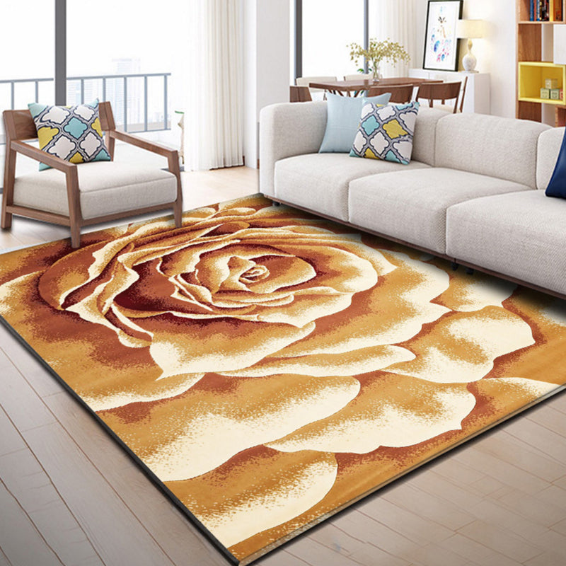 Kalsten | Industrial Style Living Rug Multicolored Expressionism Rug Synthetic Non-slip Pet-friendly Machine washable Rug