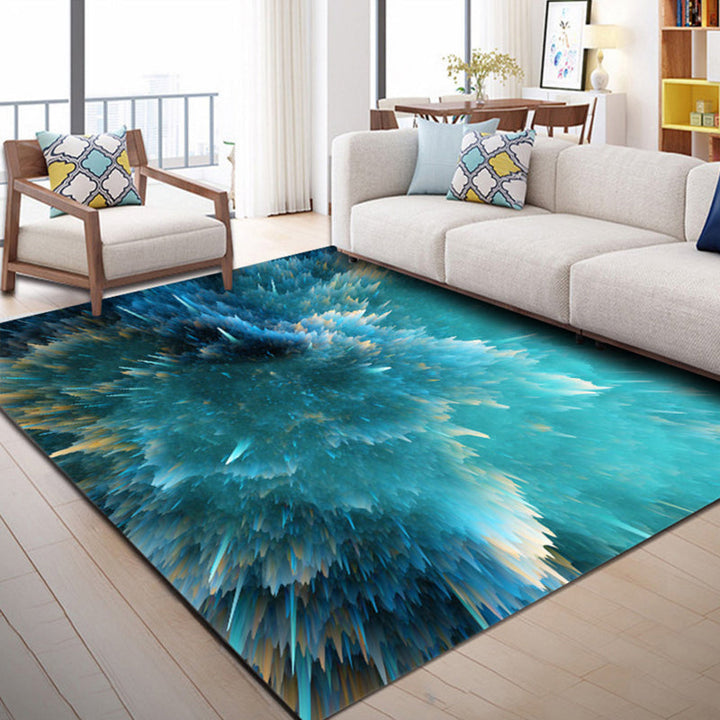 Kalsten | Industrial Style Living Rug Multicolored Expressionism Rug Synthetic Non-slip Pet-friendly Machine washable Rug