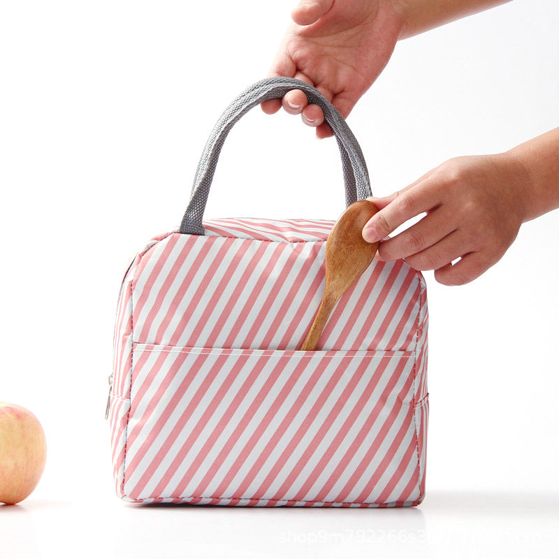 Insulated Flamingo Pattern Lunch Bag Kalsten