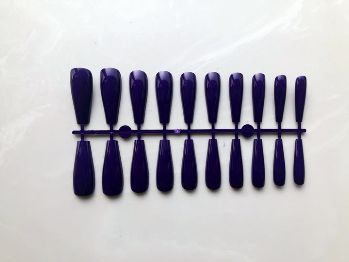 Long Coffin Press-On Nail Tips