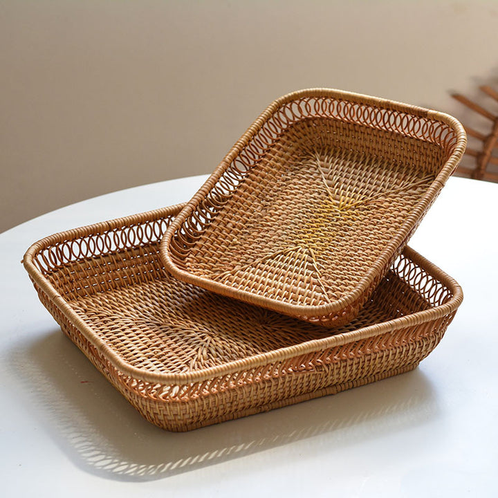 Handmade square basket Kalsten