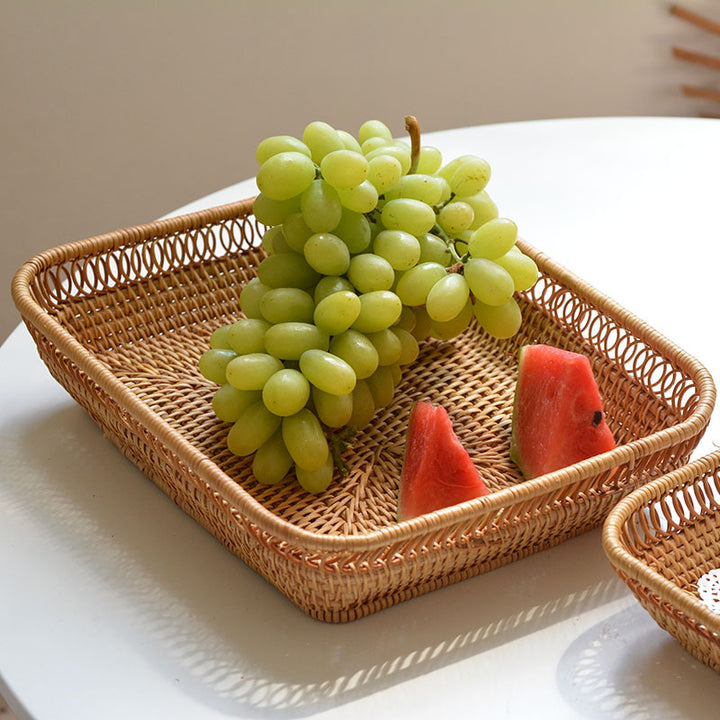 Handmade square basket Kalsten