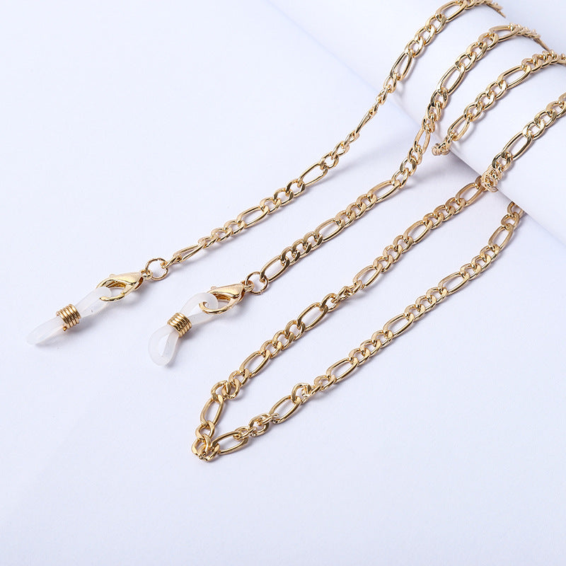 Necklace with beads and transparent pendants Kalsten
