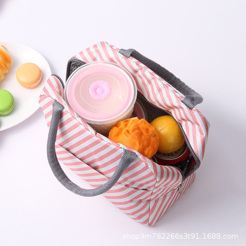 Insulated Flamingo Pattern Lunch Bag Kalsten
