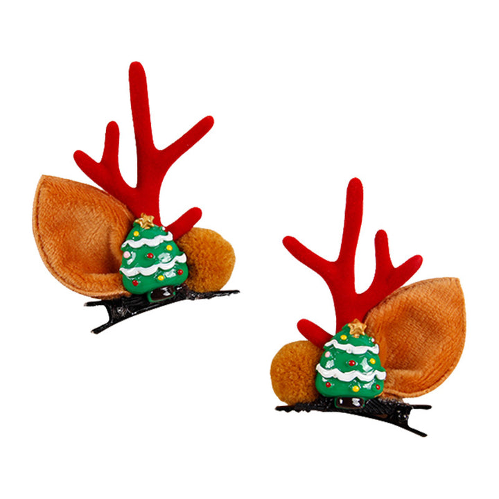 Festive Snowman Antlers Clip